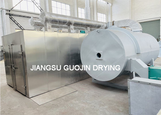 2 tấn / d Muối Thép không gỉ 316L Tiêu chuẩn GMP Lò sấy đường hầm