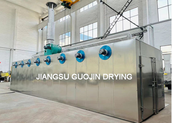 2 tấn / d Muối Thép không gỉ 316L Tiêu chuẩn GMP Lò sấy đường hầm