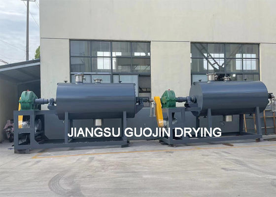 Máy sấy chân không quay cánh khuấy liên tục bùn Đường kính 1200mm