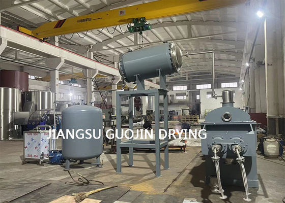 Hai trục có mái chèo Máy sấy mái chèo rỗng chân không KJG-10 cho Maleic Anhydride