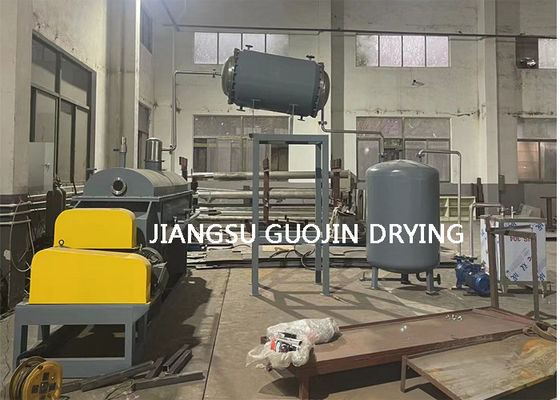 Máy sấy mái chèo rỗng chân không KJG-10 trục đôi cho Maleic Anhydride