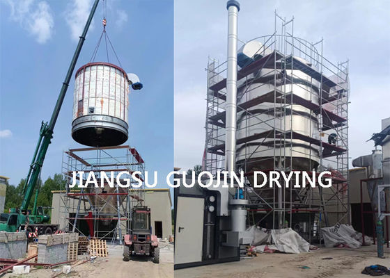 Tốc độ cao 15500rpm Rotary Speed Spray Drying Machine nhiệt độ thoát nước