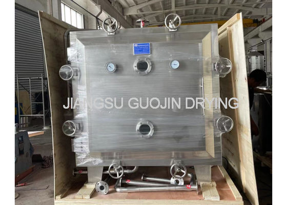 Máy sấy chân không bằng thép không gỉ nặng 2100kg với hệ thống điều khiển PLC tiên tiến