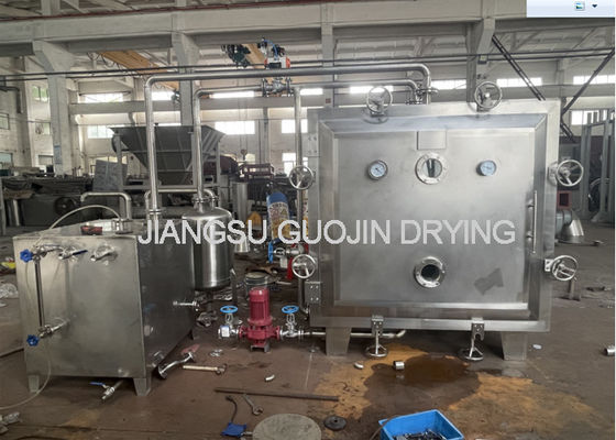 Máy sấy chân không bằng thép không gỉ nặng 2100kg với hệ thống điều khiển PLC tiên tiến