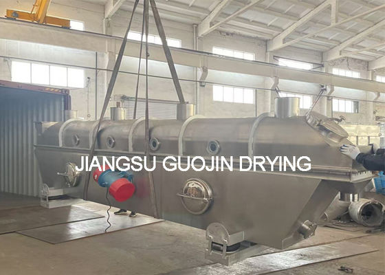Máy sấy giường chất lỏng rung 3x2kw với nhiệt độ không khí 40-70 độ