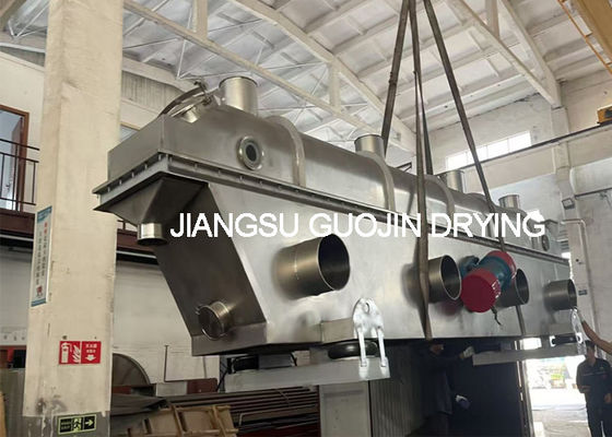 Máy sấy giường chất lỏng rung 3x2kw với nhiệt độ không khí 40-70 độ