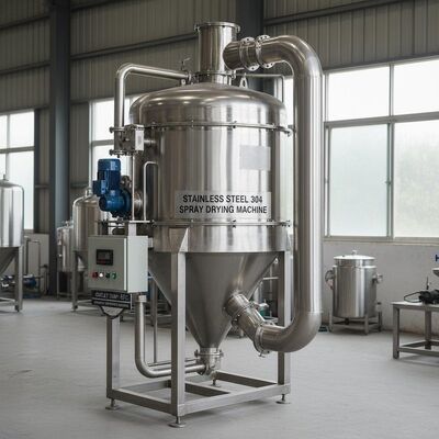 Máy sấy xịt thép không gỉ304 Chiều kính xịt tối đa 4700mm Nhiệt độ thoát 80 đến 90 độ thích hợp để loại bỏ độ ẩm