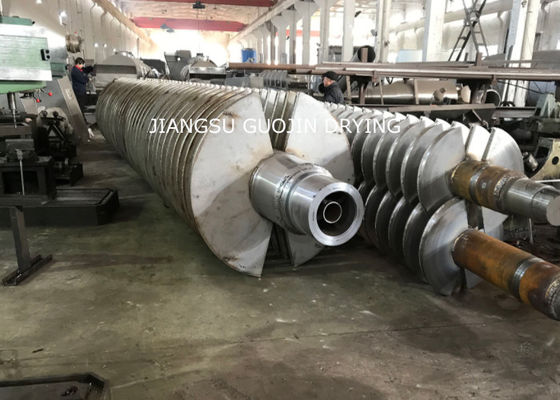 Máy sấy cánh khuấy rỗng liên tục bùn với hiệu suất nhiệt 95%