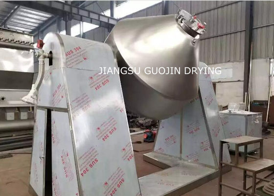 Máy sấy quay chân không hình nón đôi với bồn chứa 1000L