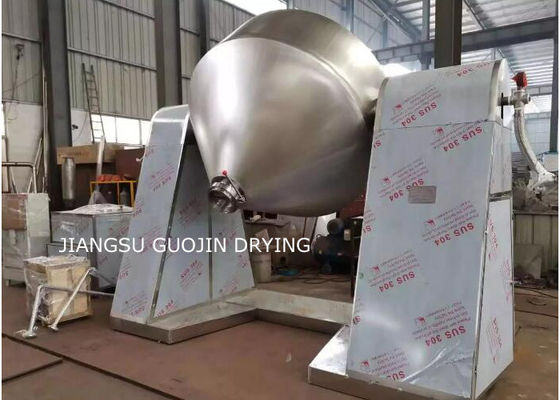 Máy sấy quay chân không hình nón đôi với bồn chứa 1000L