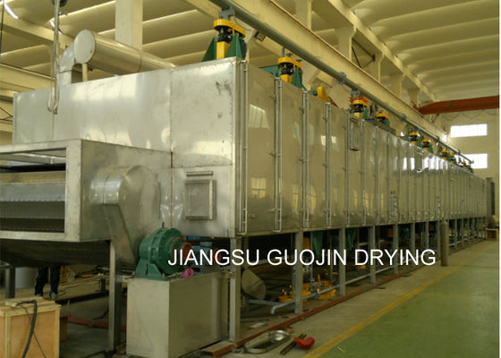 Máy sấy băng tải 5.5KW 25M2 để chế biến thực phẩm