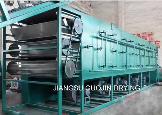 Trái cây rau quả khử nước đường hầm Băng tải Máy sấy băng tải 2x10 mét