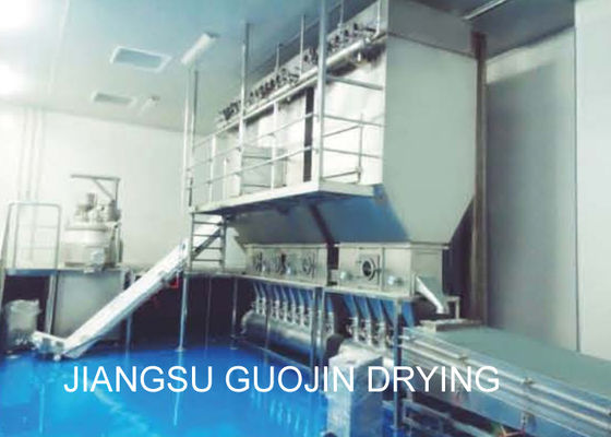 Máy sấy tầng sôi liên tục ngang HFBD GMP