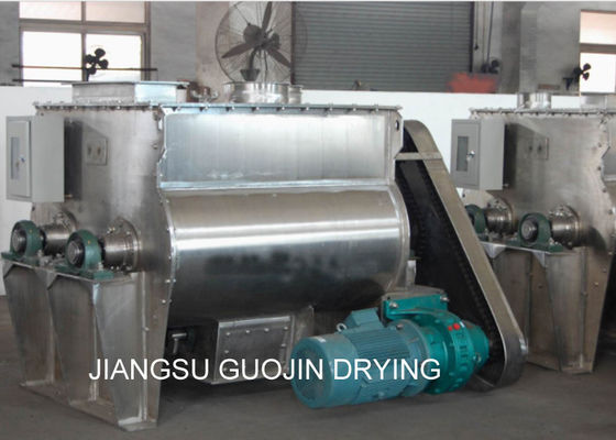 Bột thức ăn chăn nuôi Máy trộn trục kép 5.5KW 180kg / mẻ