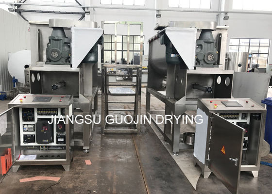Máy trộn ruy băng ngang SS bột hóa chất 15KW