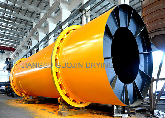 Máy sấy thùng quay mùn cưa gỗ 1T / H để sấy dăm gỗ
