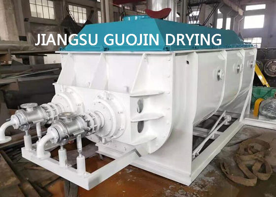 Nguồn nhiệt hơi Máy sấy cánh khuấy dạng cánh rỗng Liên tục khử nước bùn