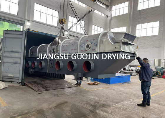 Công nghiệp thực phẩm Máy sấy VFBD Chiều dài 7,5M để sấy muối liên tục