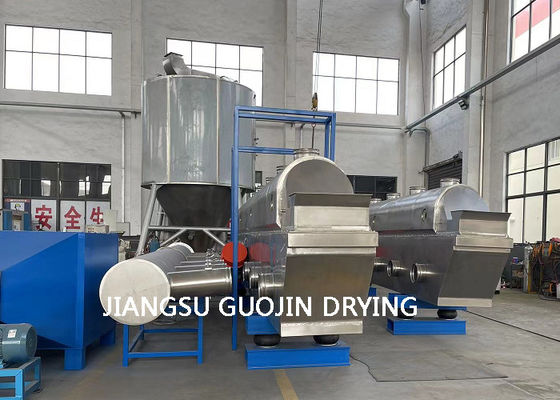 Phân bón hỗn hợp Máy sấy tầng chất lỏng rung động Chiều dài 9M