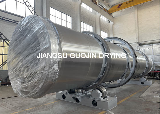 Máy sấy thùng quay gia nhiệt trực tiếp Công suất lớn 2x20M cho bùn thải