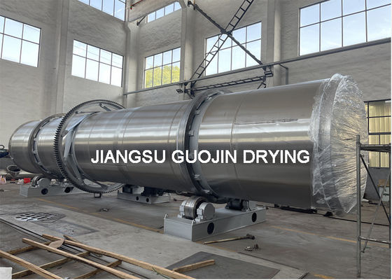 Máy sấy thùng quay gia nhiệt trực tiếp Công suất lớn 2x20M cho bùn thải