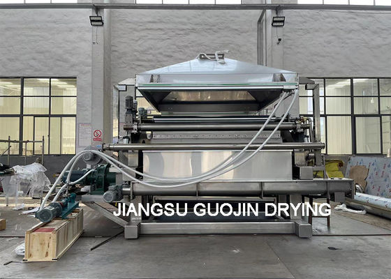 Máy sấy thùng phuy đôi thực phẩm 100-200 kg / h cho thực phẩm dạng bột ăn liền cho bé