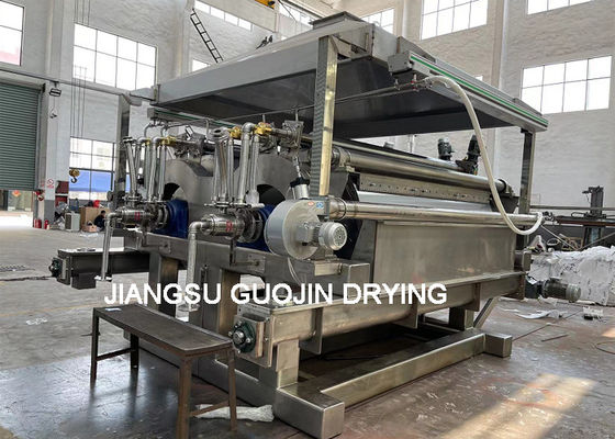 Máy sấy trống đôi có đường kính 1,2M Scraper cho bột yến mạch ăn liền
