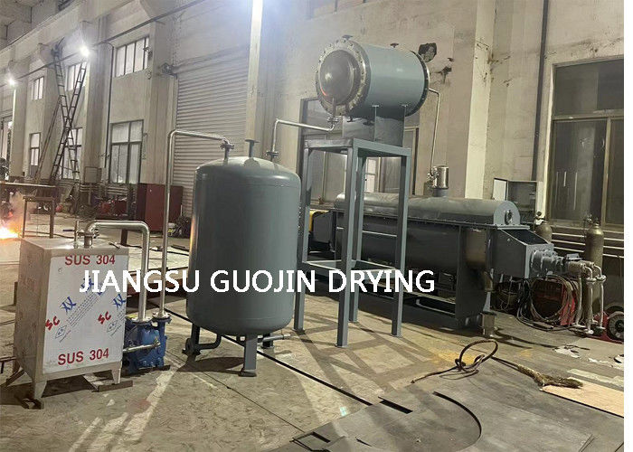 Hai trục có mái chèo Máy sấy mái chèo rỗng chân không KJG-10 cho Maleic Anhydride