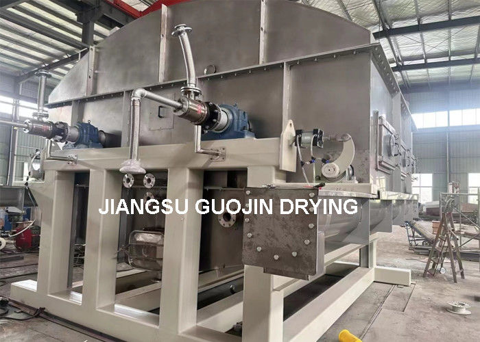 Phương pháp xả Vòng vận chuyển vít Máy sấy trống kín đơn với diện tích sưởi ấm 14,1M2