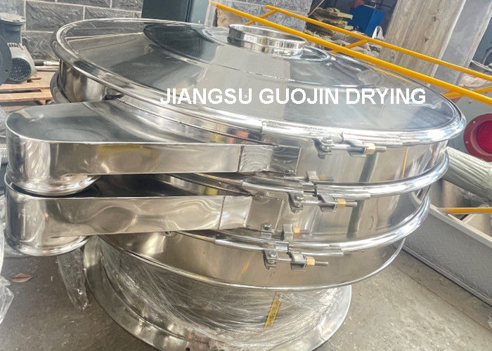 1-4 Lớp 0,5-3kw Thiết bị sàng lọc rung động 380V/50Hz cho 450-1100 Kg/h Công suất