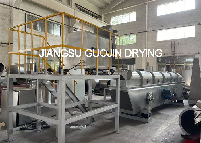 Nhiệt độ không khí đầu vào 70-140 độ Chu kỳ không khí nóng Hệ thống máy sấy giường chất lỏng với tiếng ồn thấp