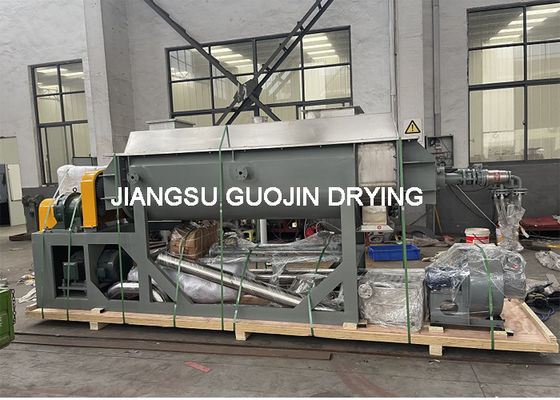 Tốc độ quay 5-20 vòng / phút Máy sấy mái chèo rỗng KJG-5 Máy sấy chân không không gỉ