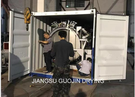 Máy sấy trống đơn 2.2KW 50kg / h để sấy tinh bột