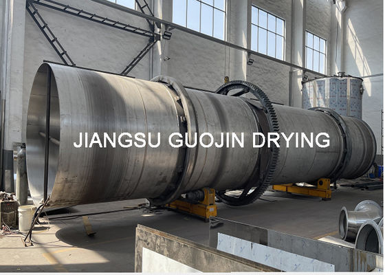 Máy sấy quay than Chiều dài 10M 5000kg / h Lượng xử lý
